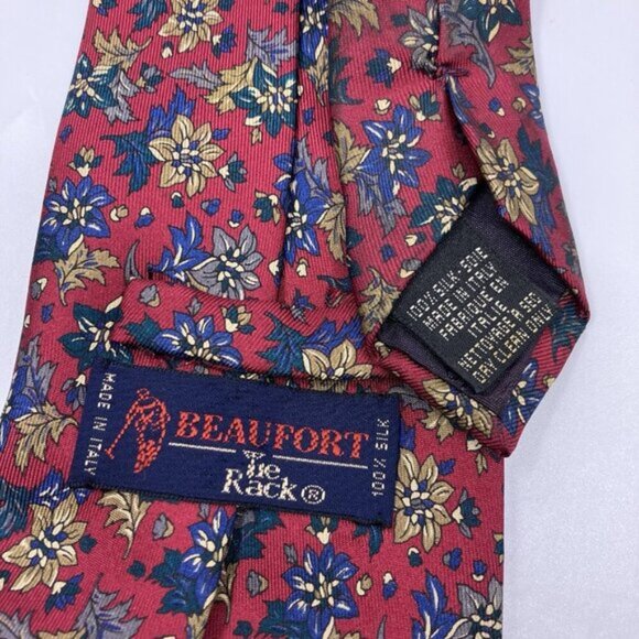 Vintage Silk Mens Tie Lot of 8 90s Claiborne Sazzari Hardy Amies R Andreotti - Picture 8 of 13